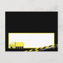 Recherche de camion jaune cartes postales Construction