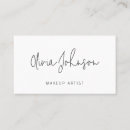 Recherche de lettrage main cartes visite Salon de beauté