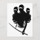 Recherche de ninjas cartes postales Guerrier