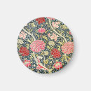 Recherche de motif floral vintage magnets Gris