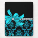 Recherche de damassé tapis souris Turquoise