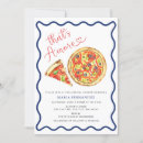 Recherche de nourriture invitations Pizza