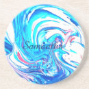 Recherche de acrylique dessous de verres Bleu