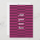 Recherche de pink stripe invitations Rose et noir