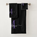 Recherche de violet salle bain accessoires Monogrammé