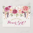 Recherche de enfants honneur cartes Boho