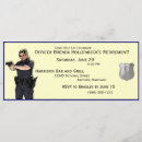 Recherche de retraite de police invitations Pour elle
