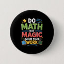 Recherche de professeurs de maths badges Drôle