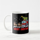 Recherche de pompiers de noël tasses Camion de pompier