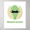 Recherche de moustache drôle posters Kawaii