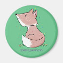 Recherche de renard drôle magnets Dessin