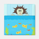 Recherche de petits poissons magnets Drôle