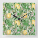Recherche de jaune citron horloges Nature