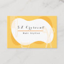 Recherche de mode standard cartes visite Cheveux