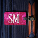 Recherche de simili cuir bagages étiquettes Monogramme