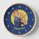 Recherche de secondes horloges Rosie la riveteuse