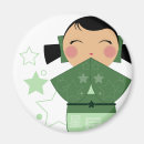 Recherche de poupée japonaise magnets Mignon
