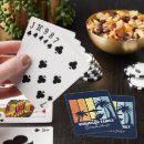 Recherche de palmier tropical jeux de cartes Vintage