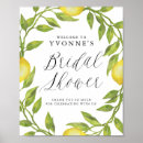 Recherche de lemon bridal shower posters Aquarelle