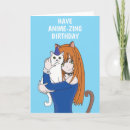 Recherche de chat de kawaii vœux cartes anime