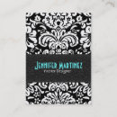 Recherche de motif de damassé cartes visite Élégant