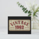 Recherche de 1962 vœux cartes D'anniversaire