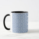 Recherche de motif des années 60 tasses Géométrique