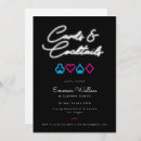 Recherche de cocktail invitations Noir et blanc