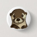 Recherche de loutre badges Adorable
