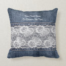 Recherche de jeans de denim coussins Dentelle
