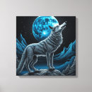 Recherche de loup bleu art Montagnes
