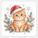 Recherche de chat père noël autocollants Amoureux des chats