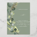 Recherche de green succulent mariage invitations Eucalyptus