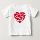 Recherche de coeur rouge bébé tshirts Amour