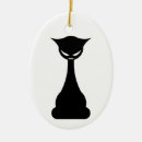 Recherche de silhouette chat ornements Chaton