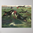 Recherche de baleine vintage art Rétro