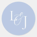 Recherche de blue mariage autocollants Monogramme