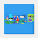 Recherche de art carrés magnets Rétro