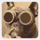Recherche de frenchie autocollants Rétro