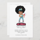 Recherche de afro girl invitations Fête d'anniversaire