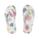 Recherche de fleurs jaunes tongs Jeune fille