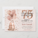 Recherche de rose gold surprise anniversaire invitations Élégant