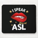 Recherche de langue signes tapis souris Sensibilisation