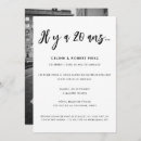Recherche de renouvellement voeux mariage invitations Noir et blanc