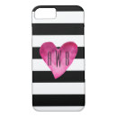 Recherche de coeur rose iphone coques Rose et noir
