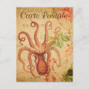 Recherche de poulpe vintage cartes postales Faune