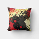Recherche de peinture tache couleur coussins Abstrait
