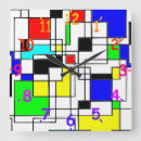 Recherche de mondrian horloges Abstract