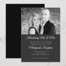 Recherche de cérémonie privée invitations Noir et blanc