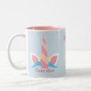 Recherche de licorne à cornes tasses Rose
